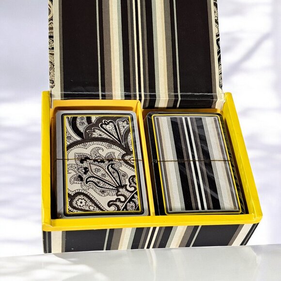 Waverly Double Deck Sealed Playing Card Set in Box Creative Papers C.R. Gibson - Picture 15 of 16